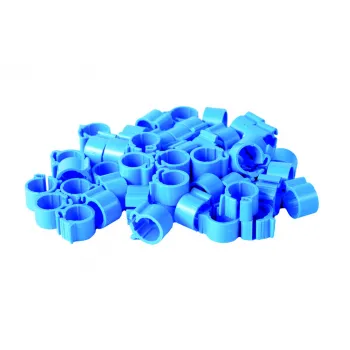 POLMARK Znaczniki dla gołębi fi 8 x 8 mm Niebieskie 25 szt